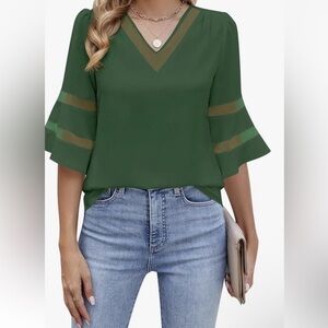 Blooming Jelly 3/4 Sleeve Blouse Size L